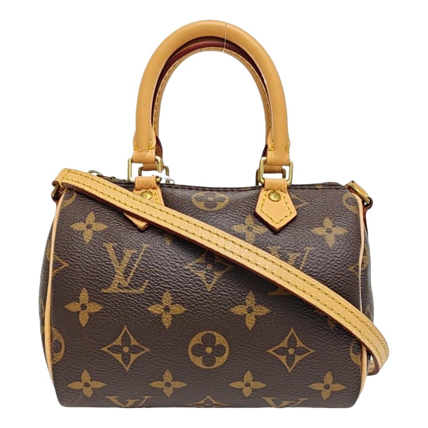 Nano Speedy / Mini HL leather handbag