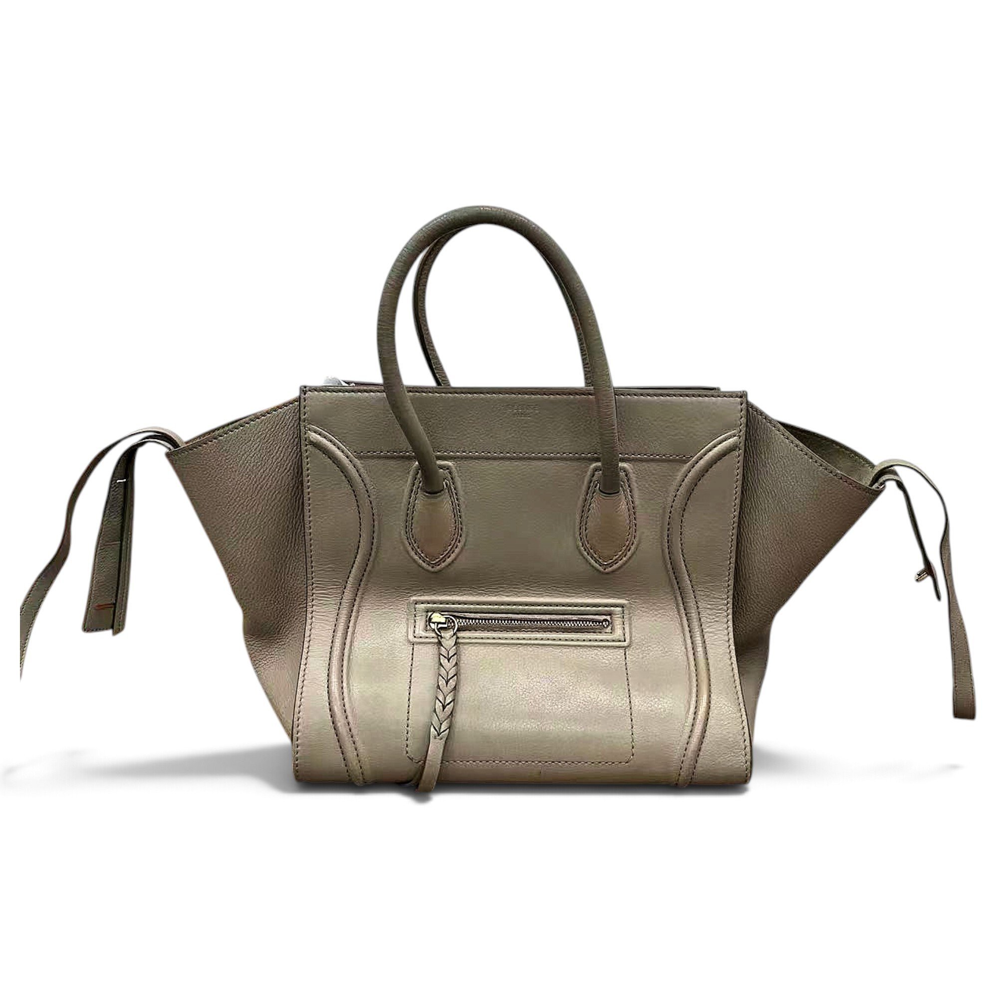 Luggage leather handbag