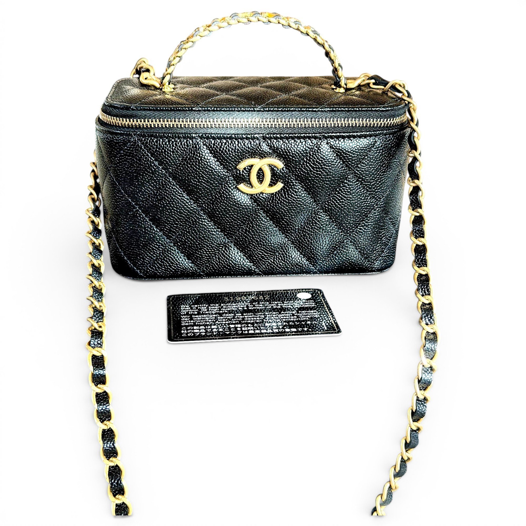 Vanity leather mini bag