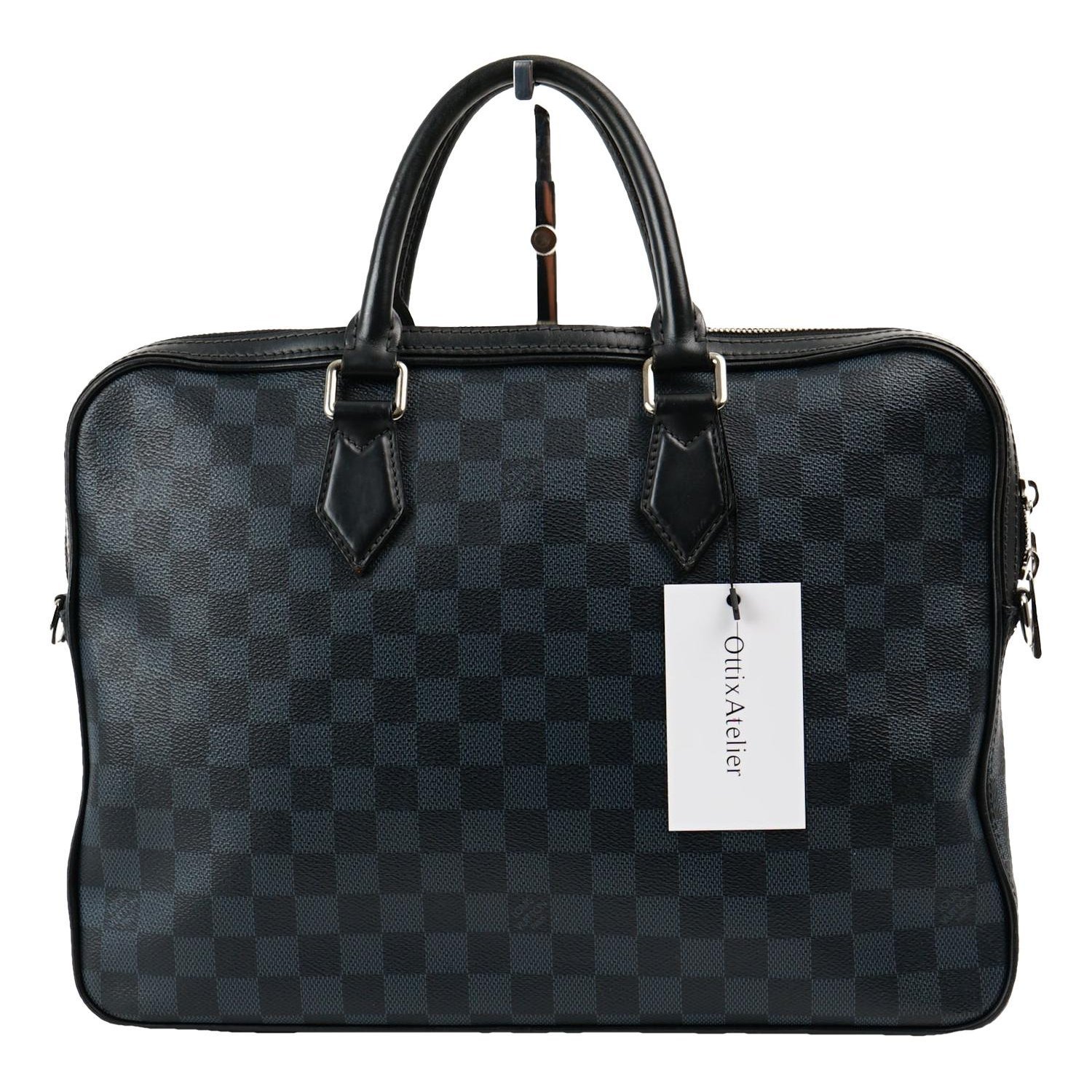 Porte Documents Voyage leather handbag