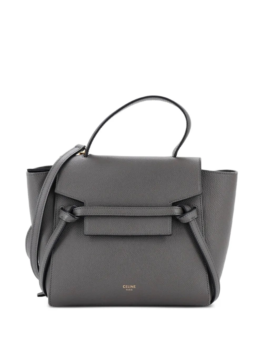 Belt Bag Textured Leather Nano shoulder bag