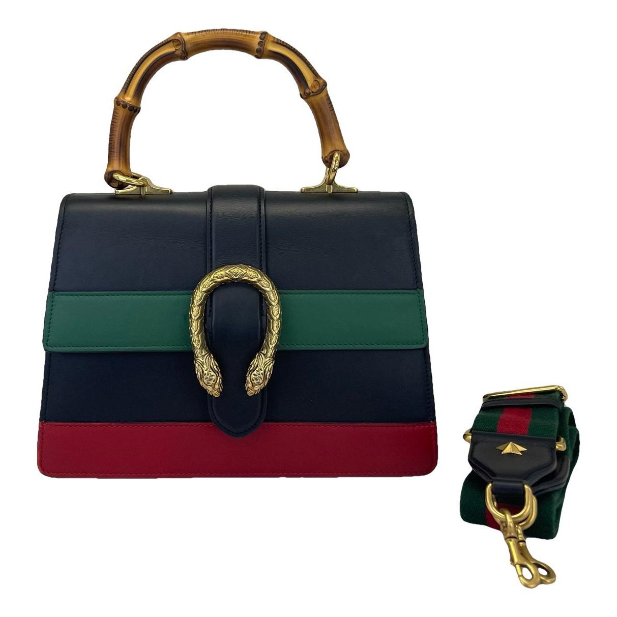 Dionysus Bamboo leather handbag