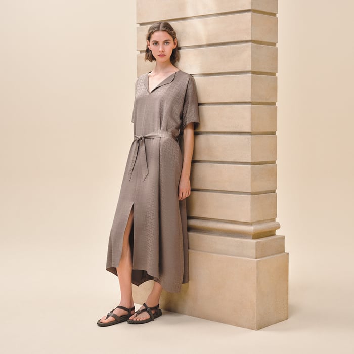 "Mosaique" Belted Caftan