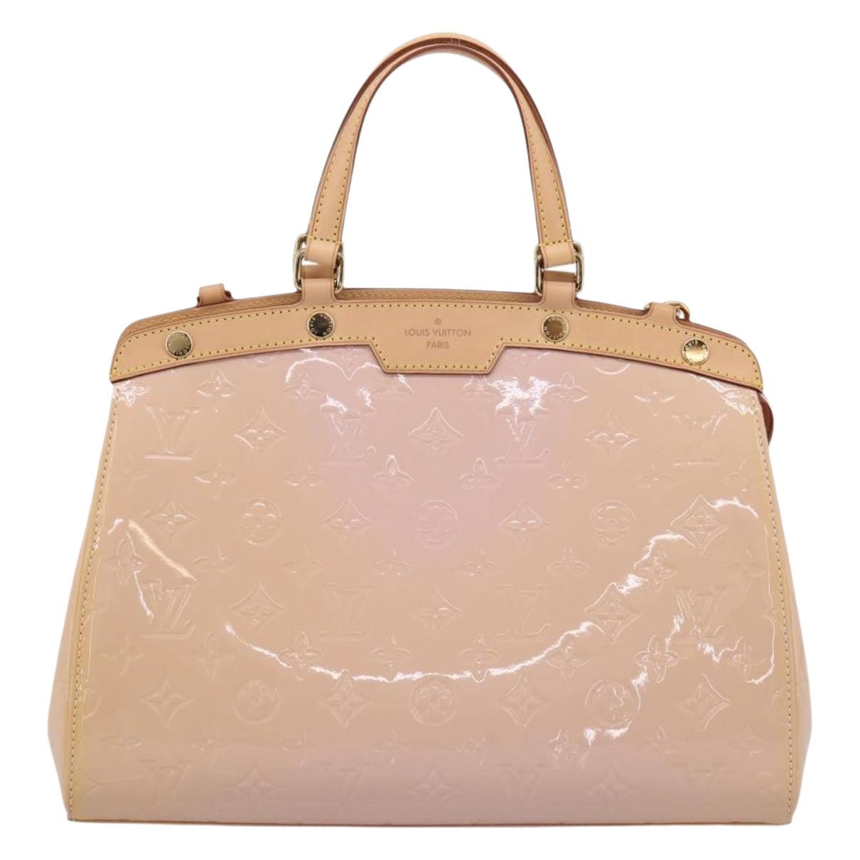 Patent leather handbag