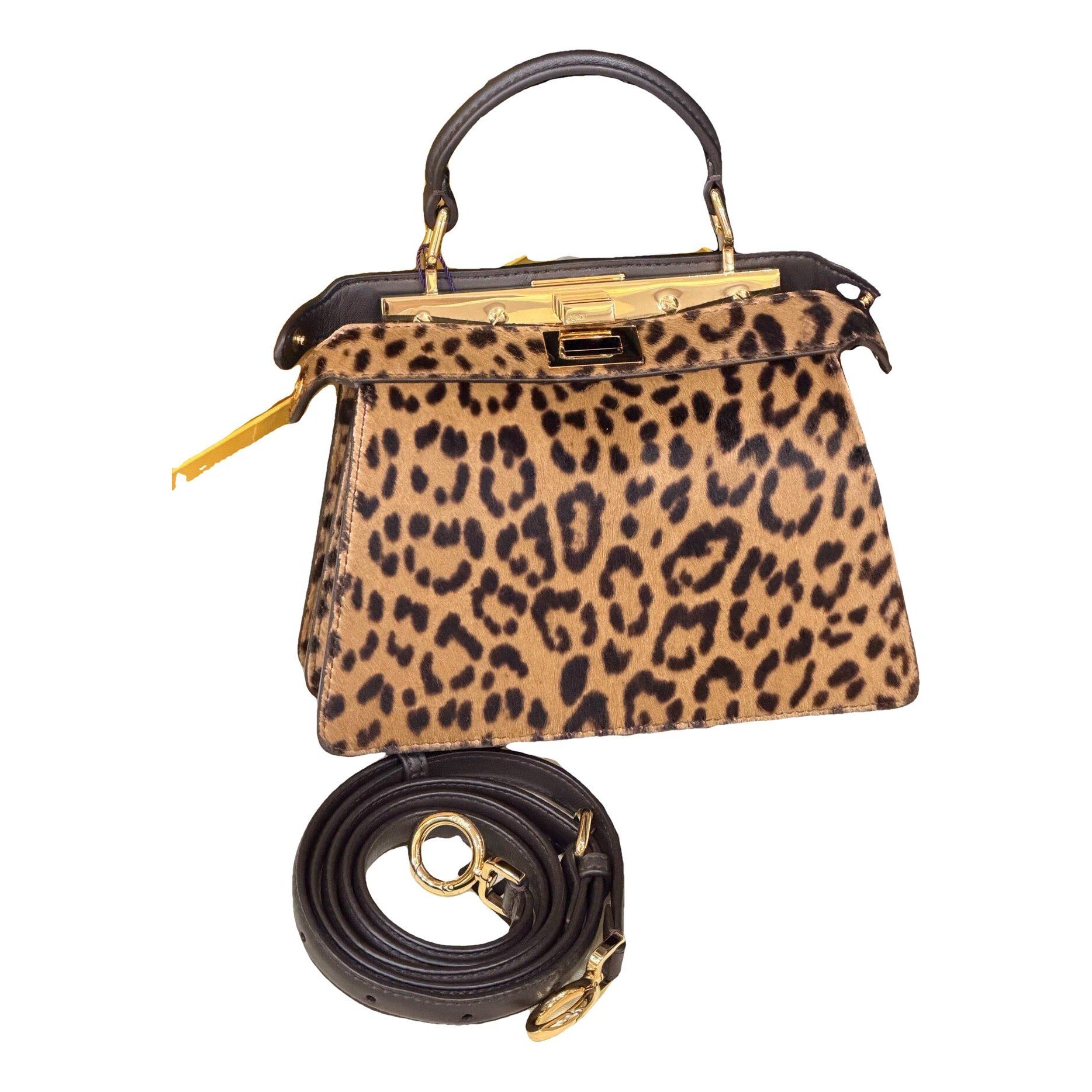 Peekaboo IseeU faux fur handbag
