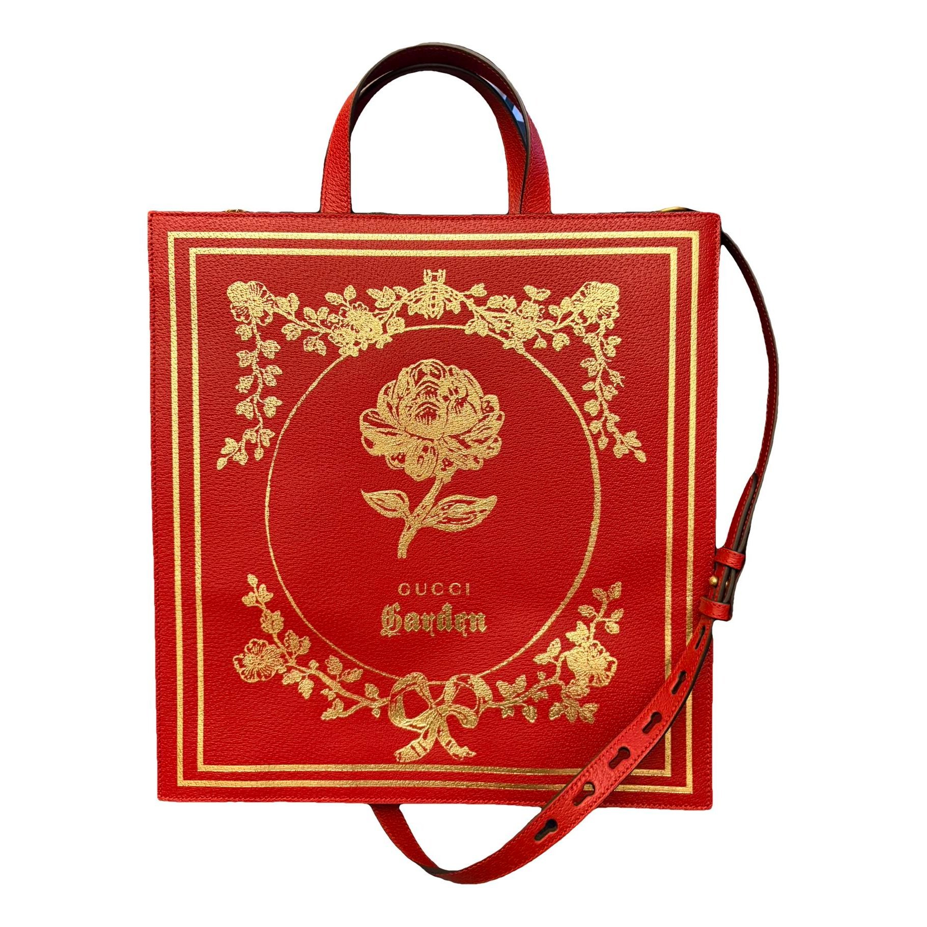Leather tote
