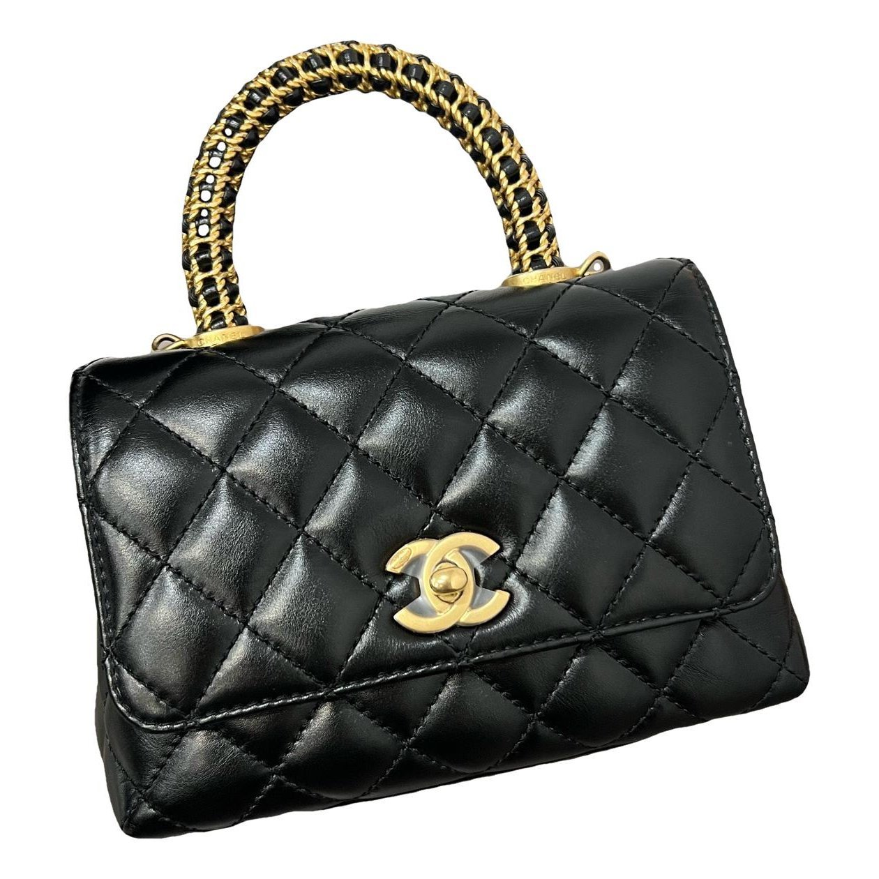 Coco Handle leather handbag