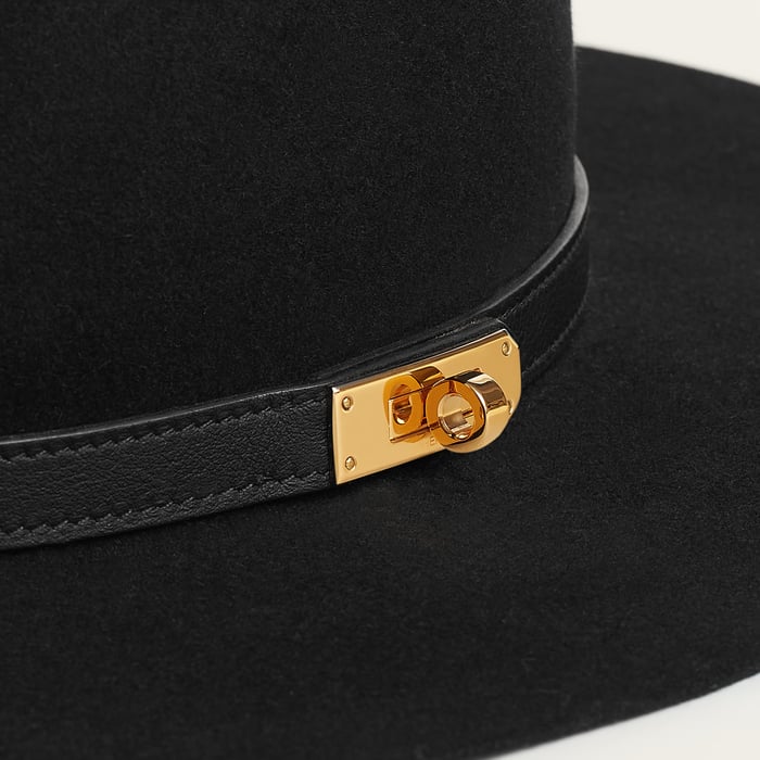 Noir Hampton Hat