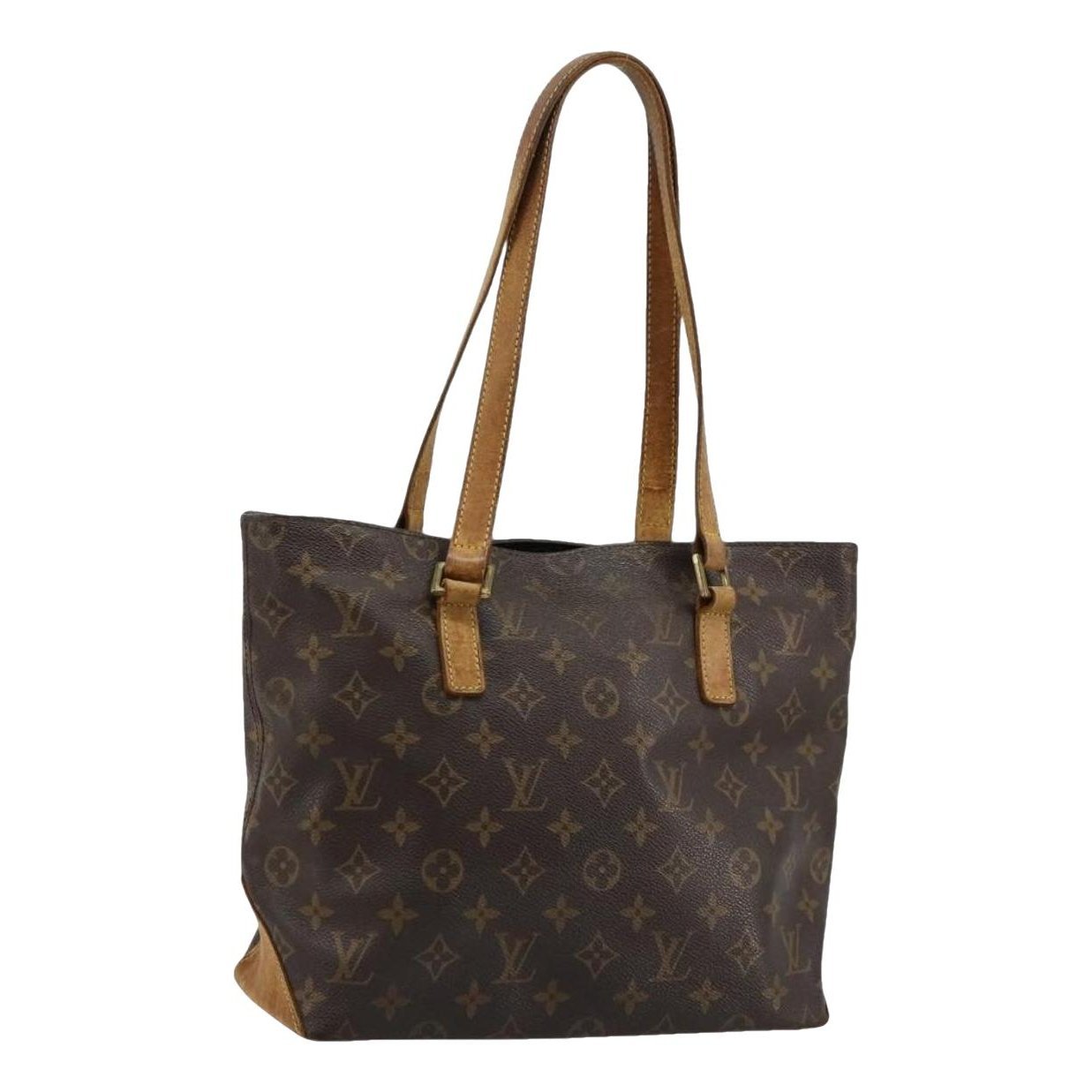 Piano leather tote