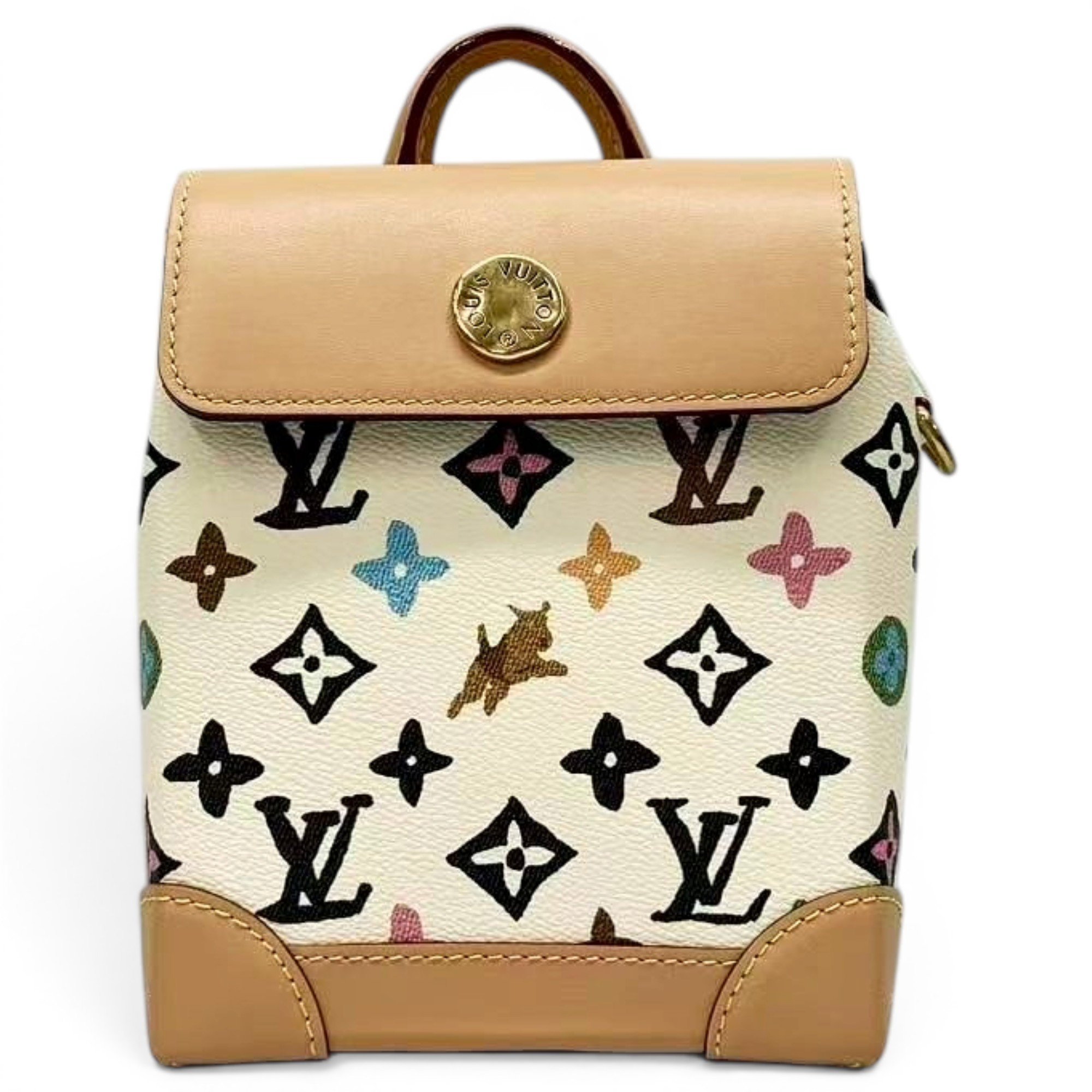 Leather backpack