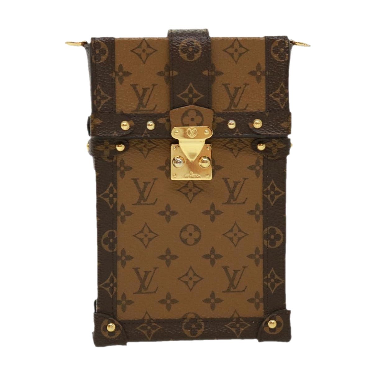 Pochette Trunk leather handbag