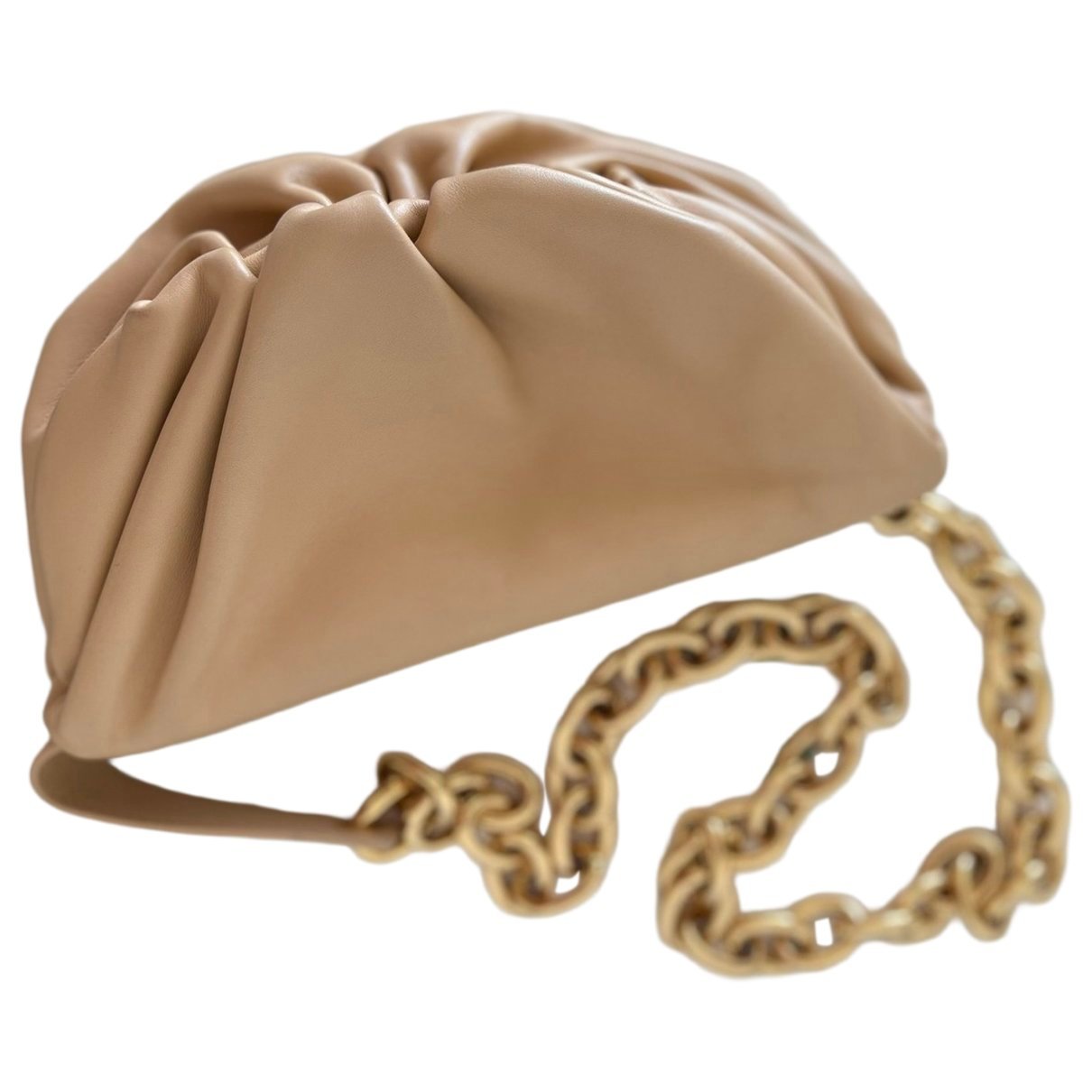 Chain Pouch leather handbag