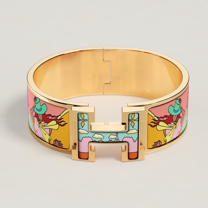 Tropique Clic Clac H Hermès Factory Bracelet