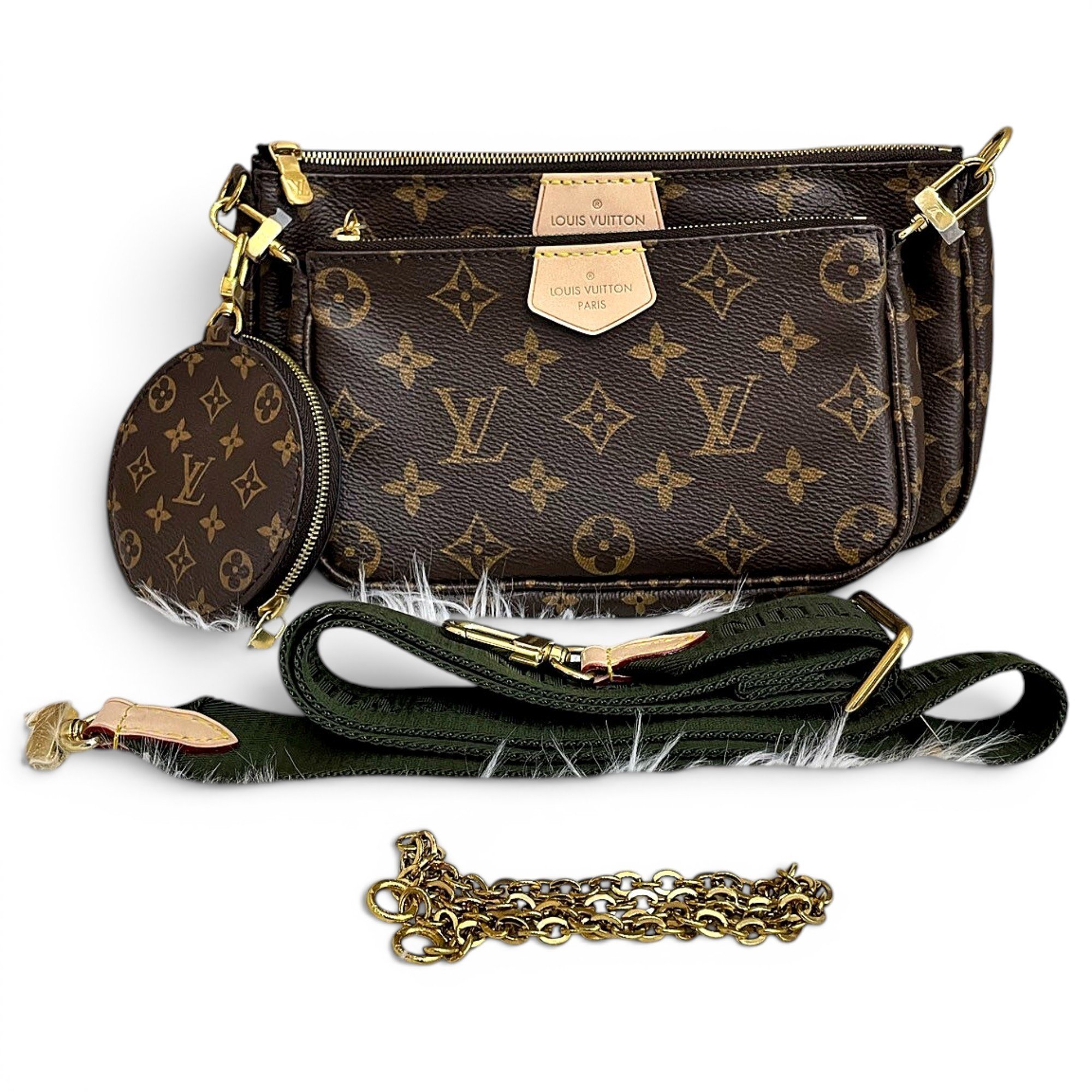 Multi Pochette Accessoires leather crossbody bag