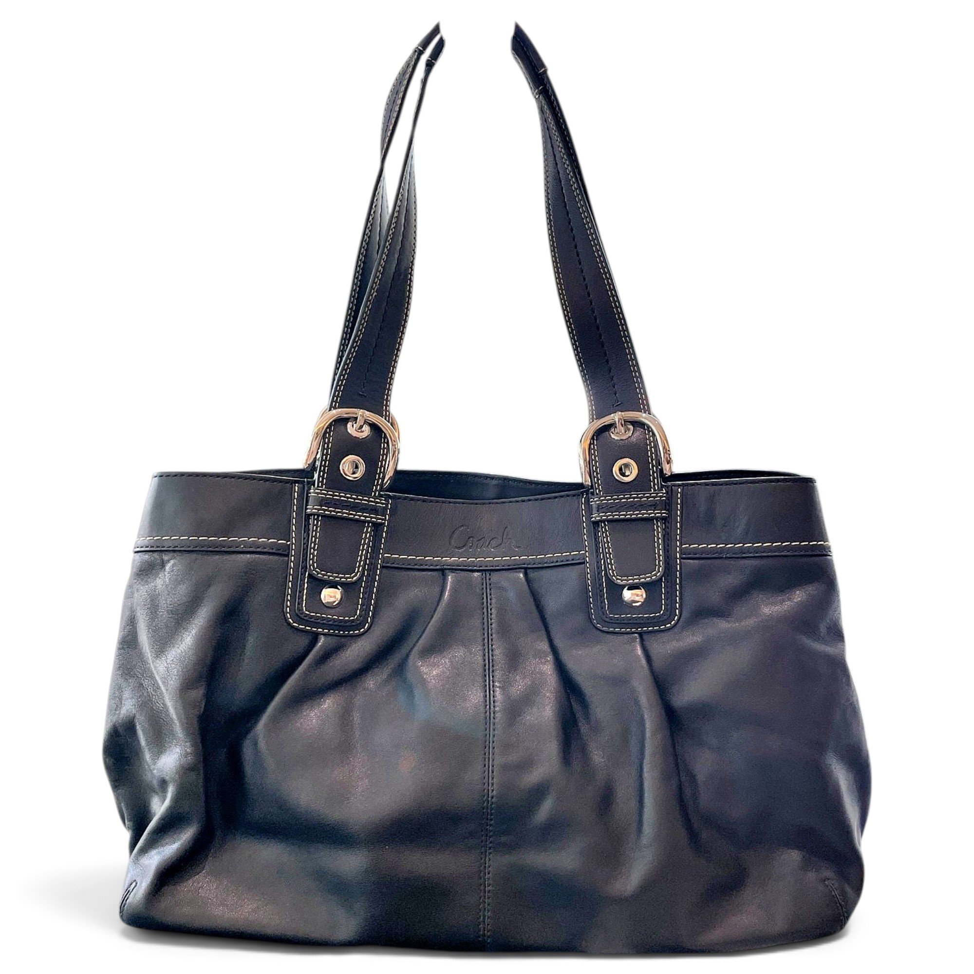 Leather handbag