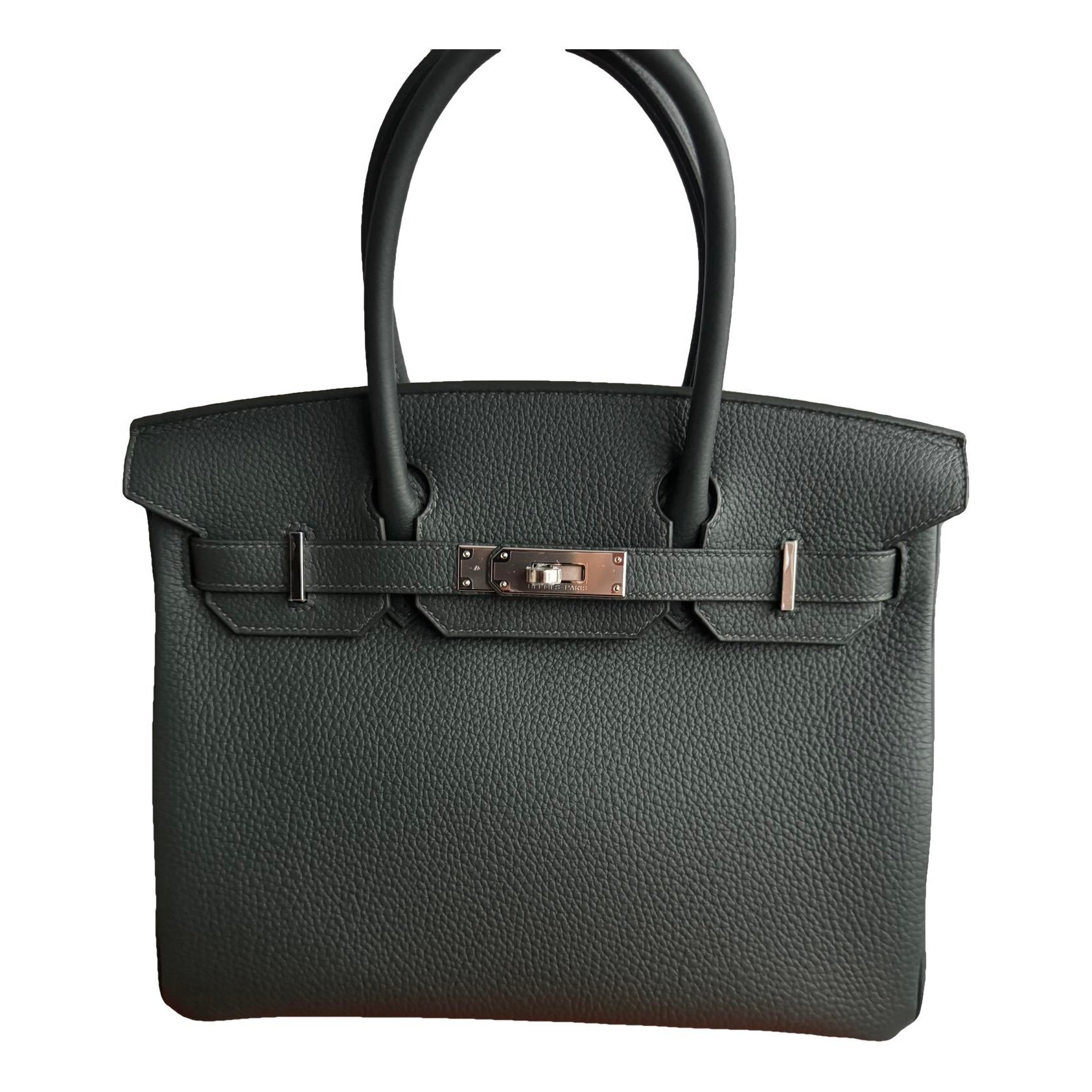 Hermes Birkin 30 Handbag Vert Mangrove Togo Leather 2025