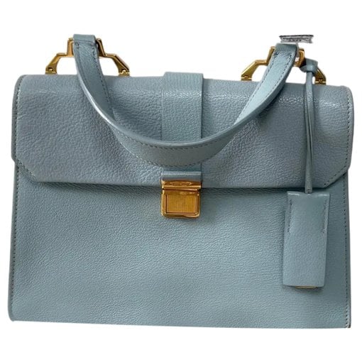 Madras leather crossbody bag