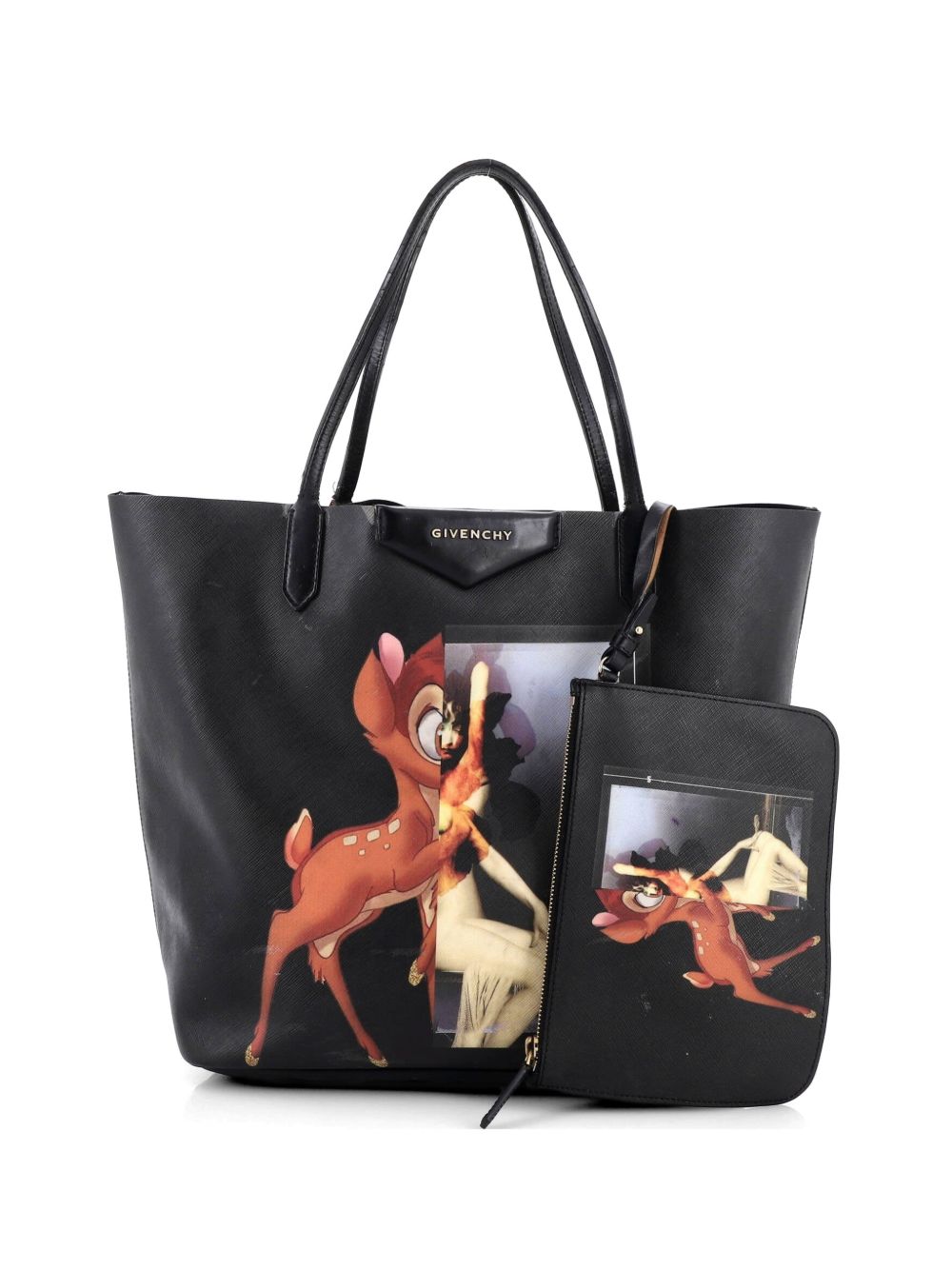 Antigona Shopper Printed Canvas Large satchel