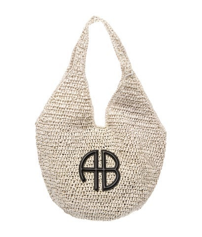 Anine Bing Bing Raffia Shoulder Bag