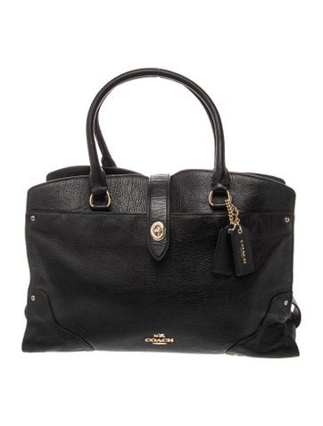 Leather Top Handle Bag