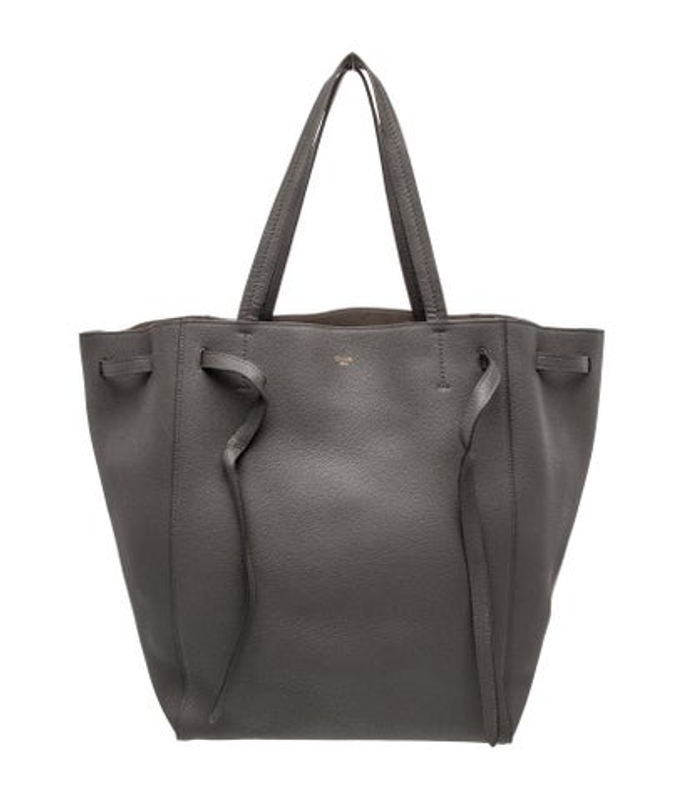 Celine Leather Cabas Phantom W Belt Medium