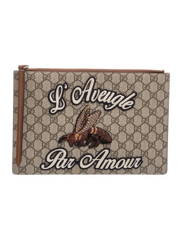 GG Supreme GG Supreme L'Aveugle Par Amour Pouch