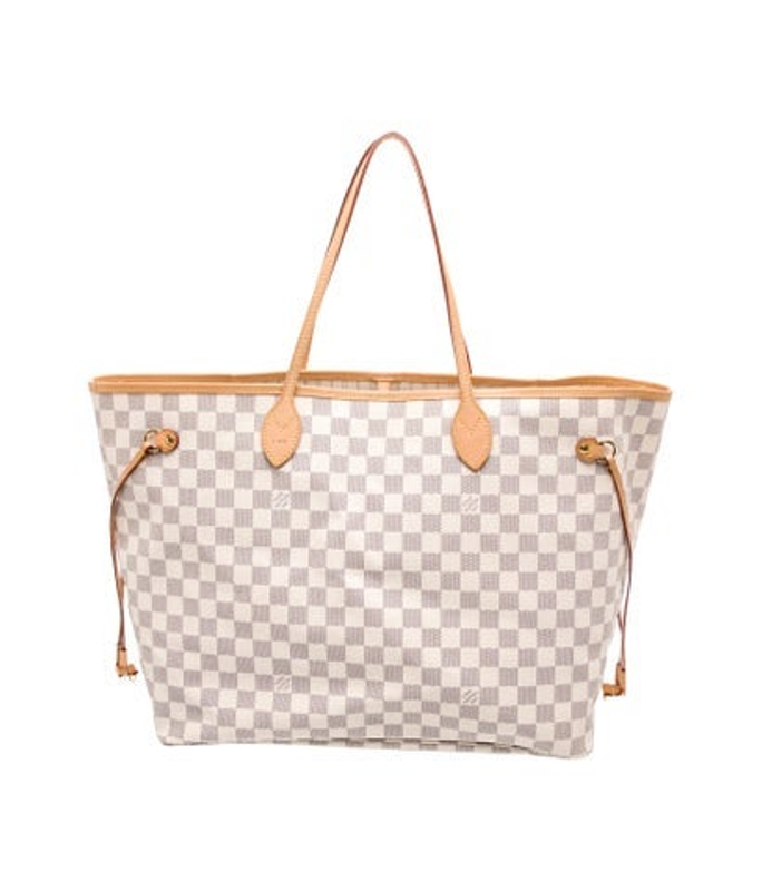 Louis Vuitton Vuitton Damier Azur Neverfull W Pouch Gm