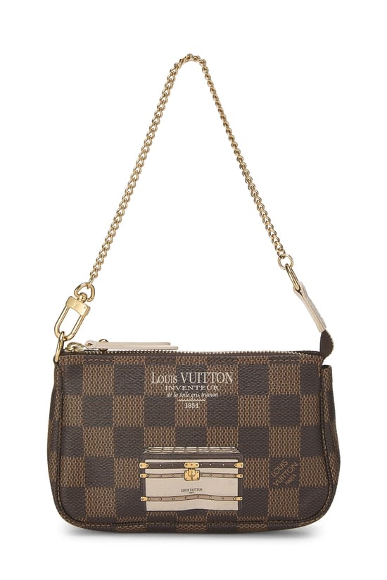 Louis Vuitton Damier Ebene Pochette Trunk Mini