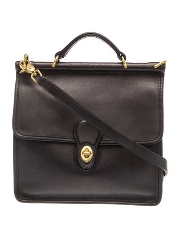 Leather Top Handle Bag