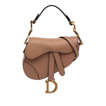 Goat Leather Micro Goatskin Saddle Bag