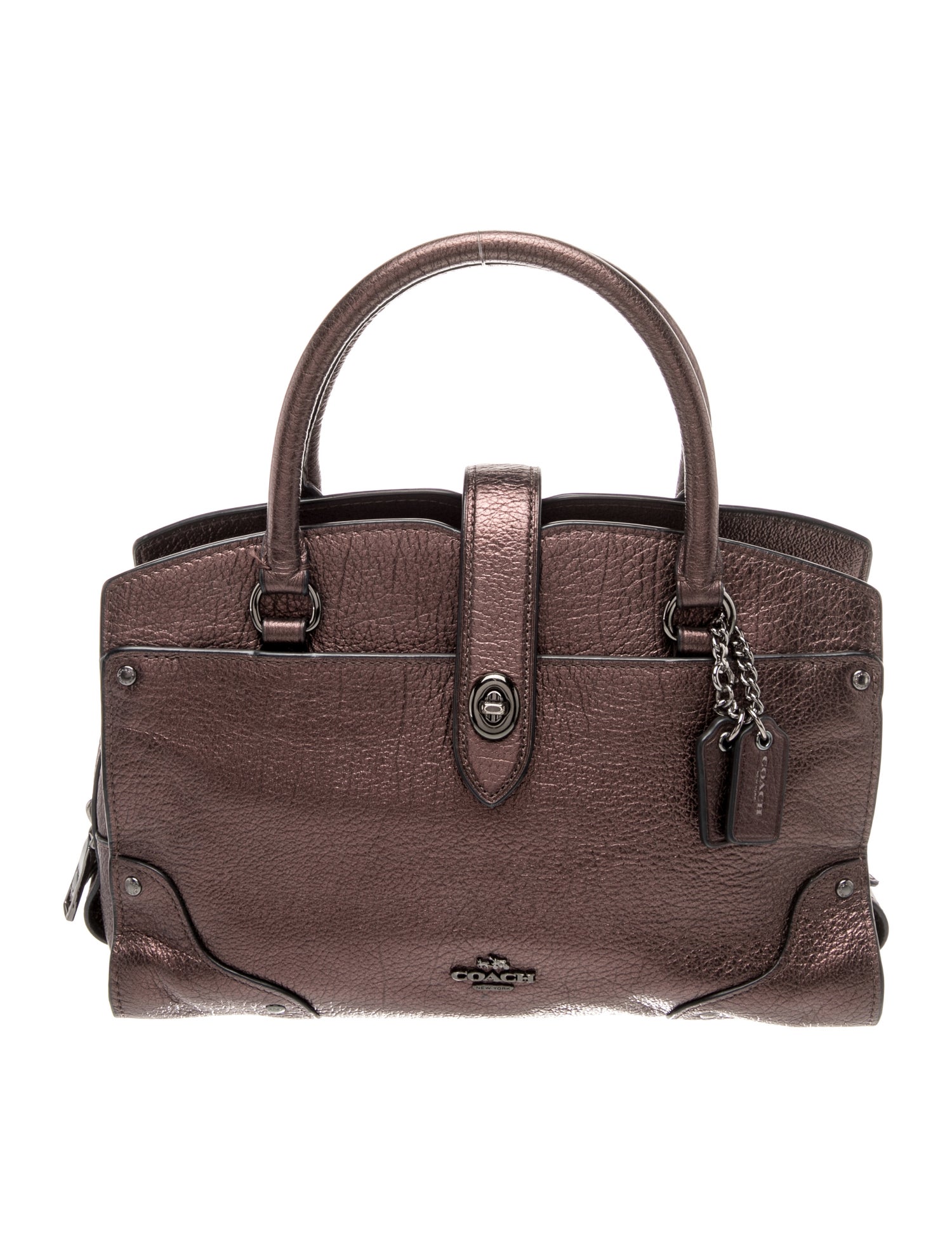 Leather Top Handle Bag