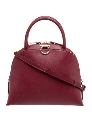 Leather Top Handle Bag