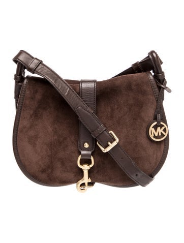 Suede Messenger Bag