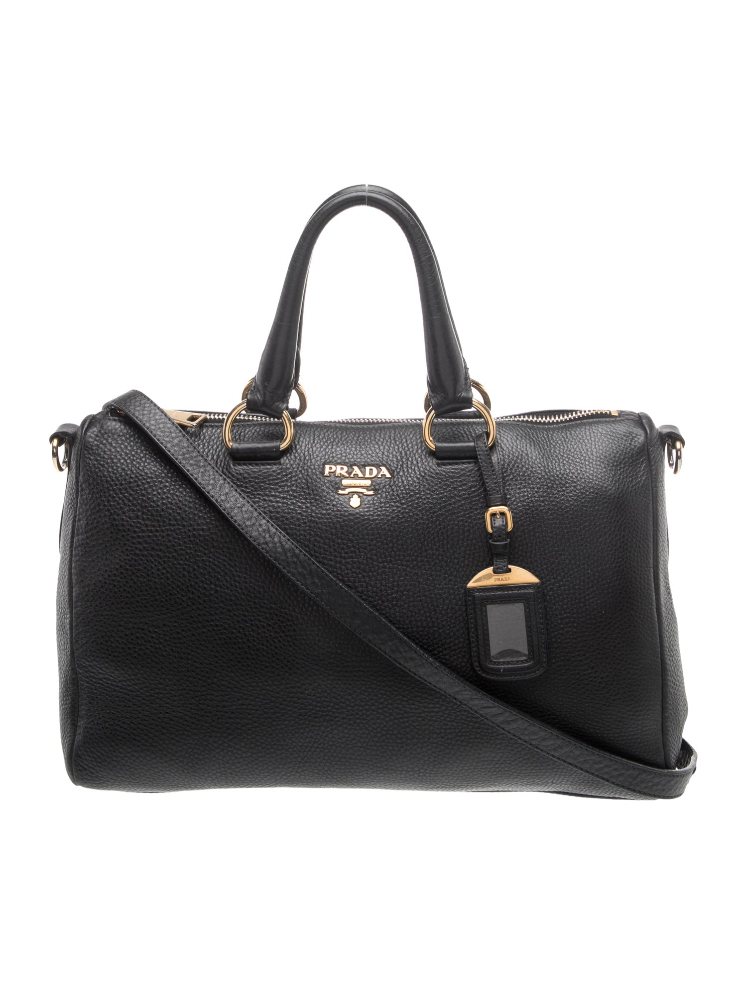 Vitello Daino Leather Top Handle Bag