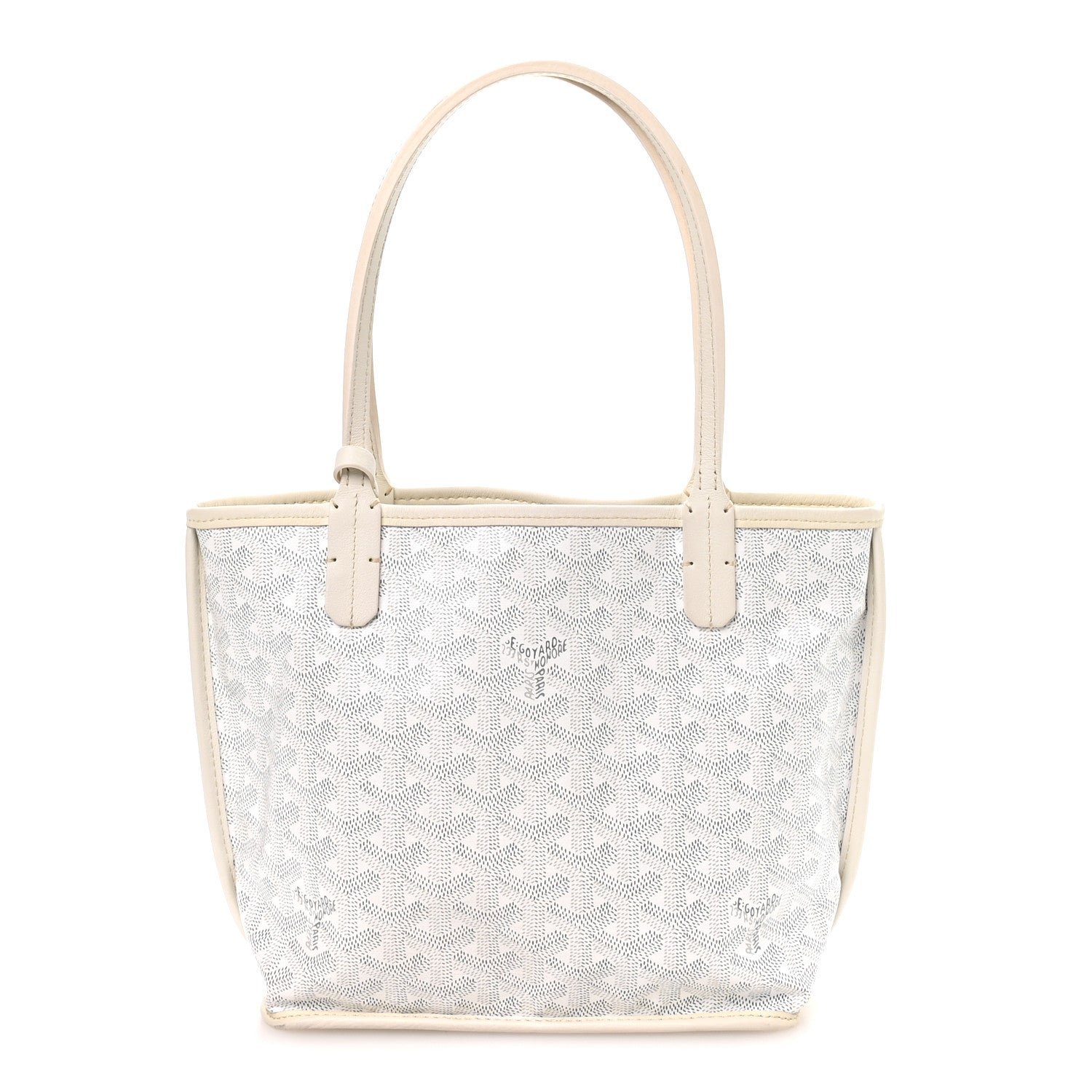 Goyard Goyardine Reversible Mini Anjou White