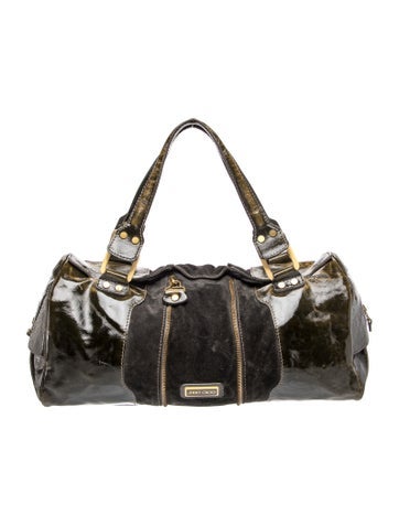 Patent Leather Top Handle Bag