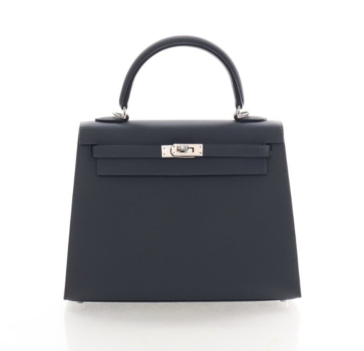 Hermes Gris Misty Epsom Sellier Kelly 25