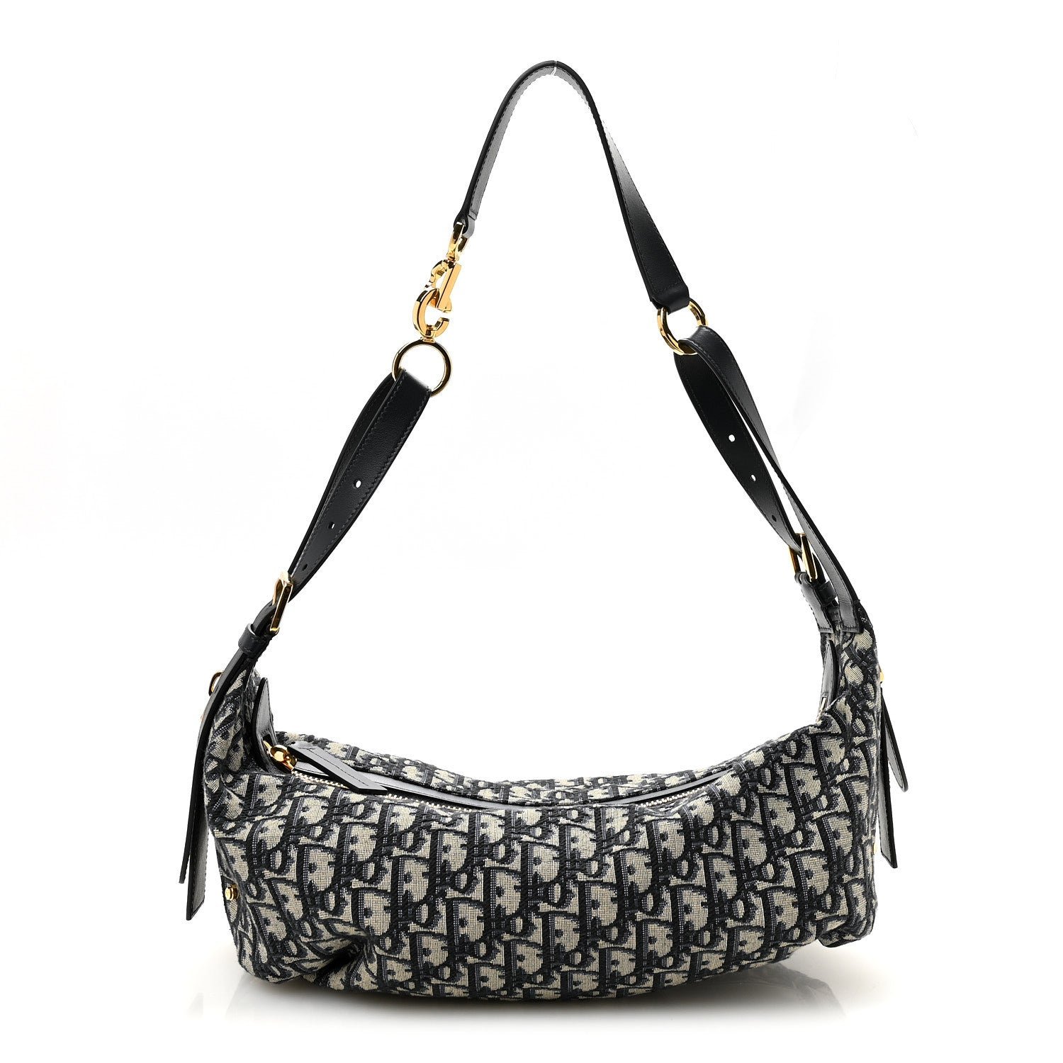 Christian Dior Oblique Medium D-Journey Bag Blue
