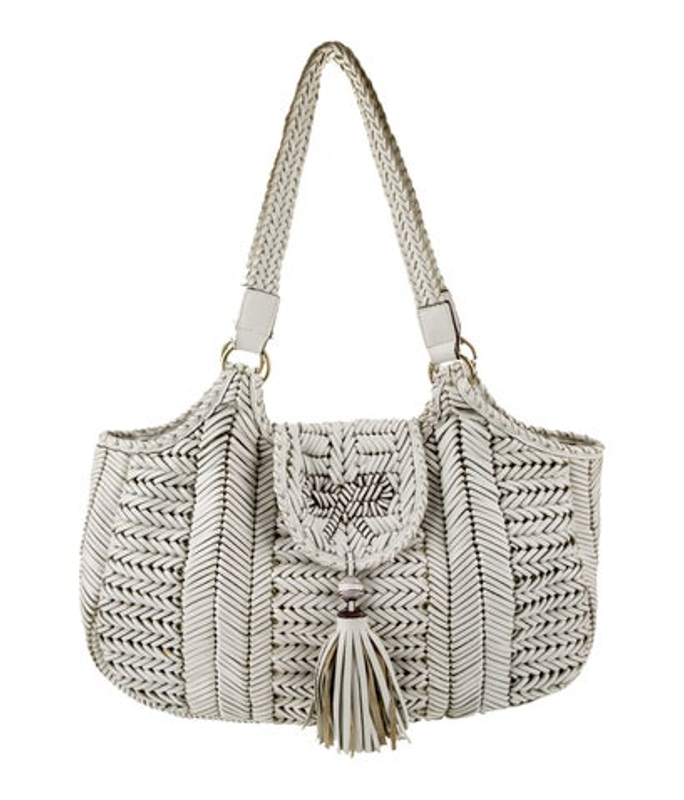 Anya Hindmarch Hindmarch Leather Top Handle Bag