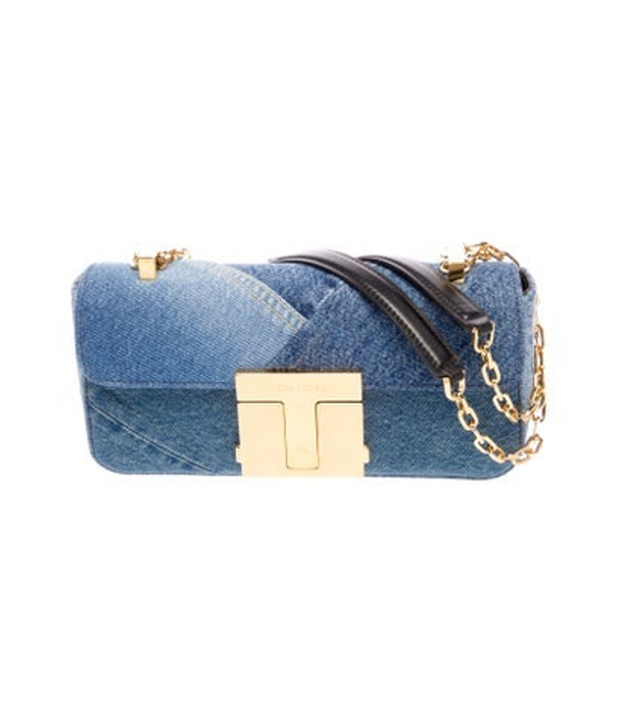 Tom Ford Ford Denim Shoulder Bag