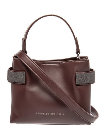 Leather Top Handle Bag