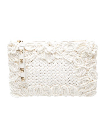Raffia Clutch