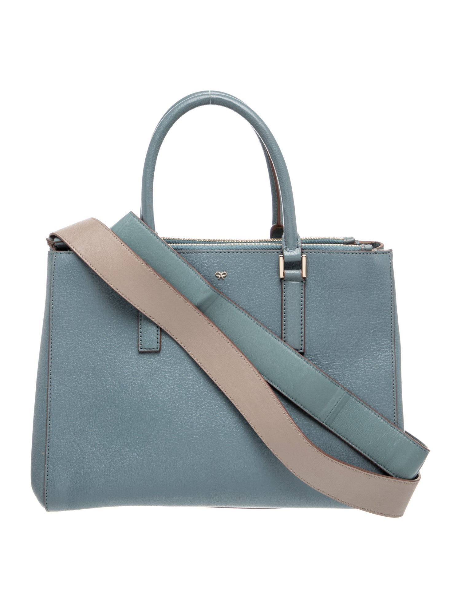 Leather Top Handle Bag