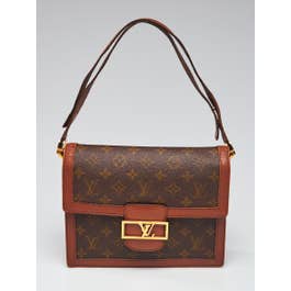Louis Vuitton Louis Vuitton Monogram Canvas and Leather MM Dauphine Bag