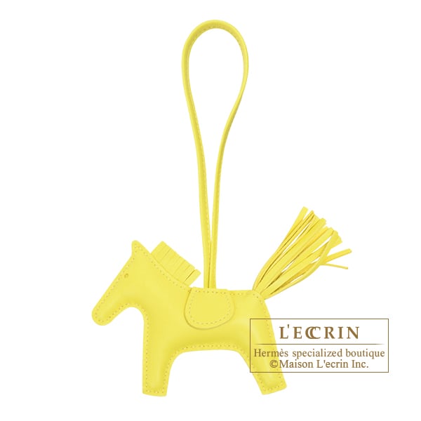 Hermes Rodeo charm PM Lime Agneau