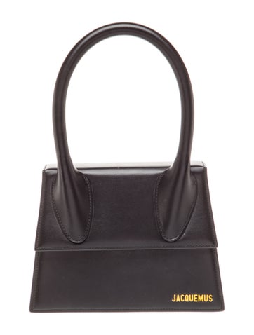 Jacquemus Leather Top Handle Bag