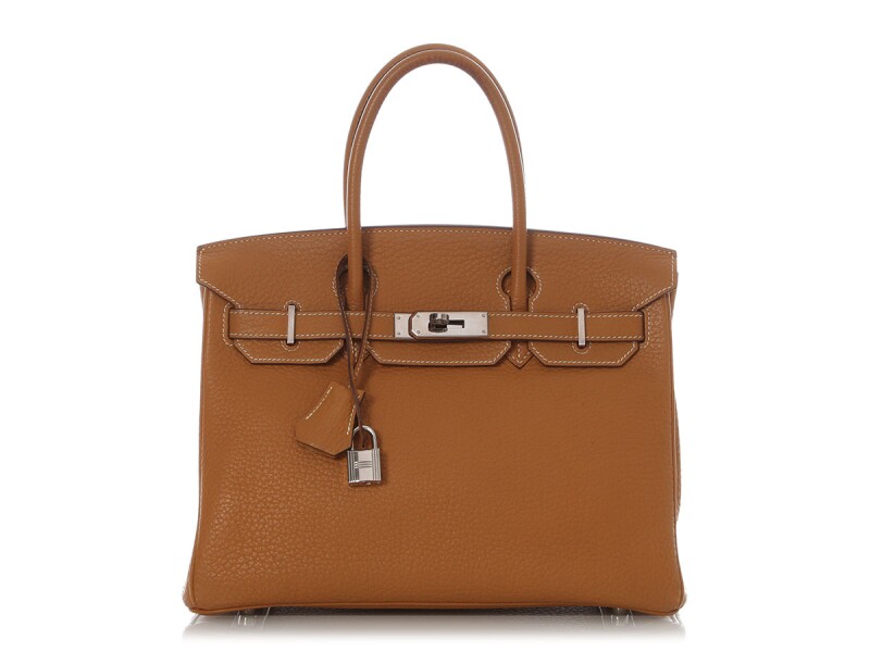Hermes Naturel Sable Fjord Birkin 30 Palladium Hardware, 2006