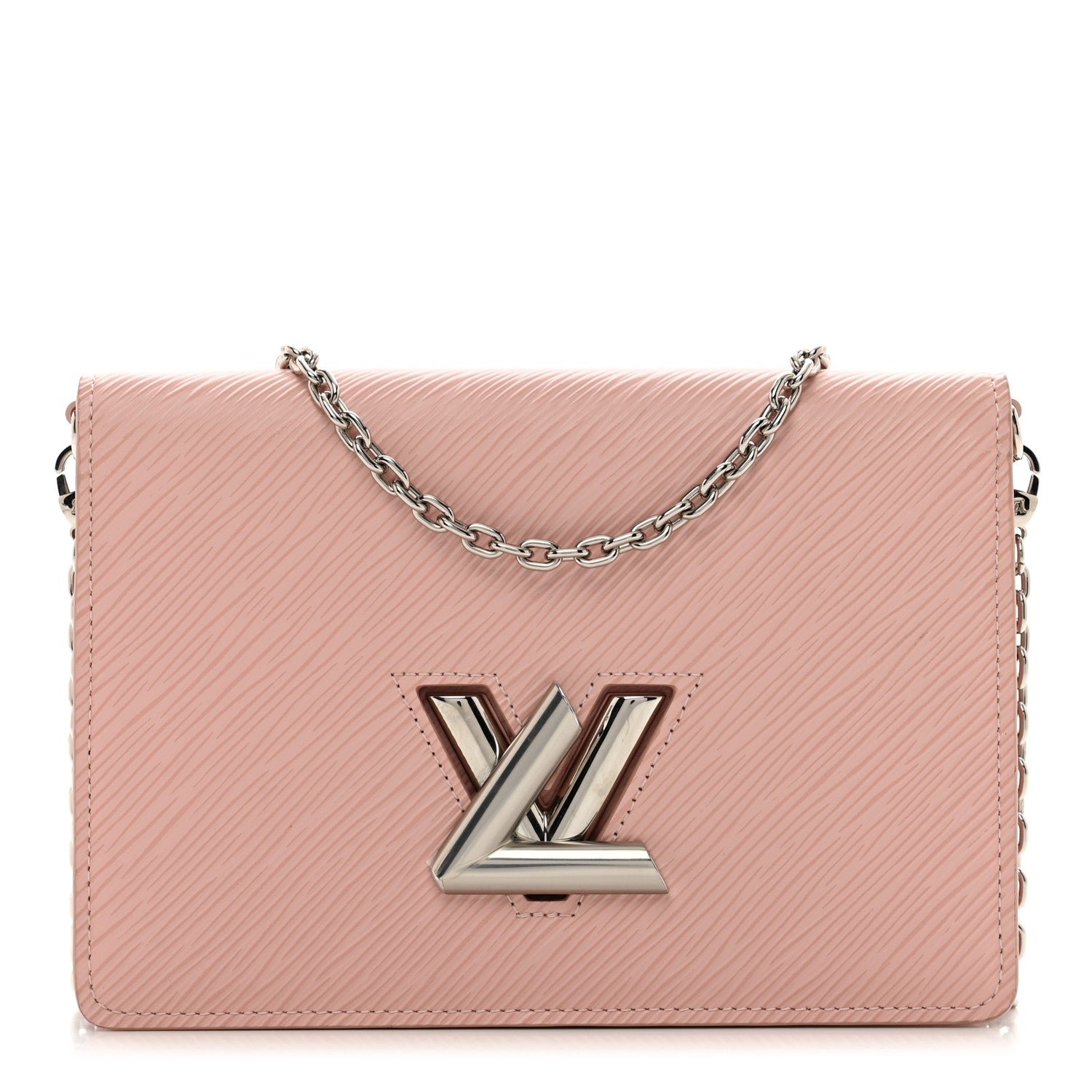 Louis Vuitton Epi Twist Belt Chain Wallet Rose Ballerine