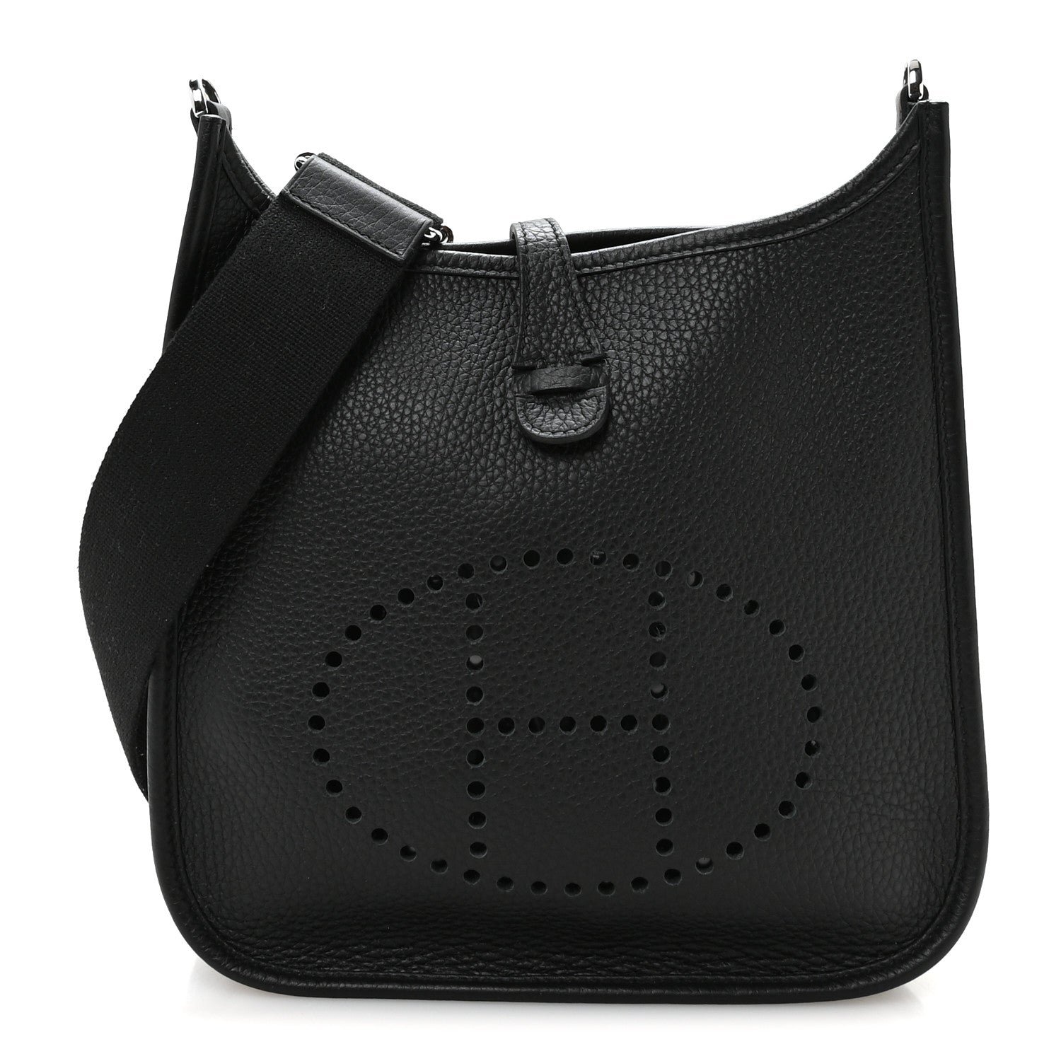 Hermes Taurillon Clemence Evelyne 23 Poche III Black
