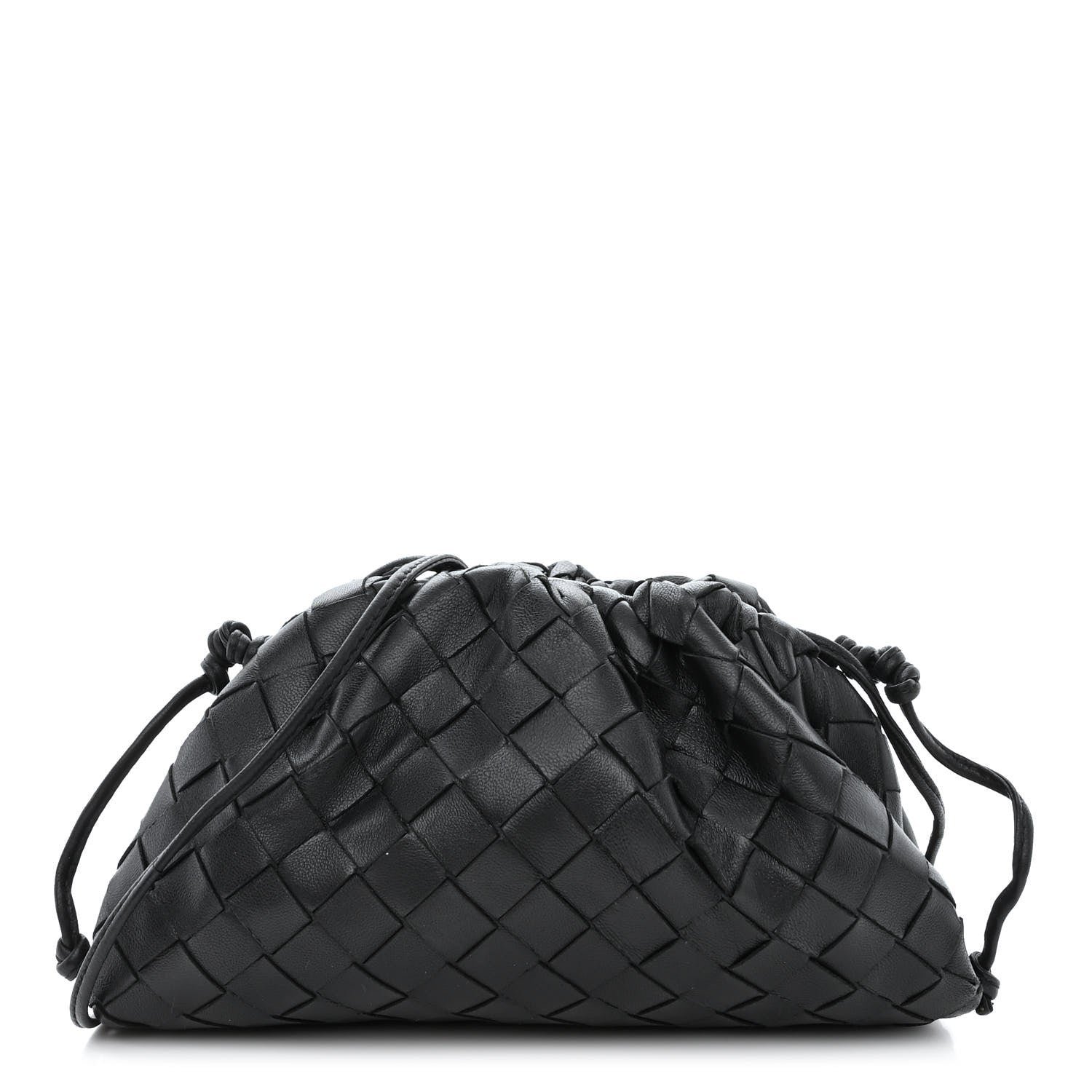 Bottega Veneta Nappa Intrecciato The Mini Pouch Black